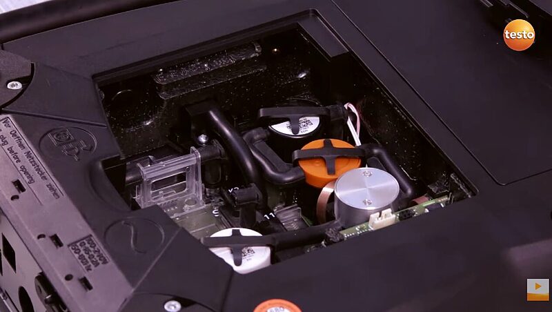 Simple instructions how to change a Testo 350 flue gas analyzer sensor