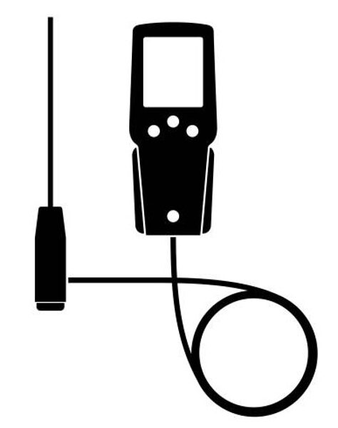 Digital flue gas analyzer