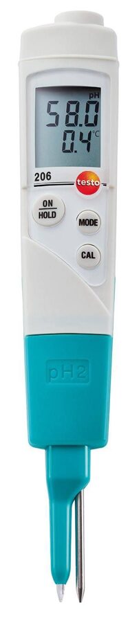 Testo 206-pH2 Starter Set pH mērītājs 0563 2066