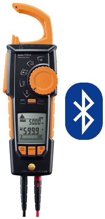 Testo 770-3 multimetrs-knaibles ar Bluetooth 0590 7703