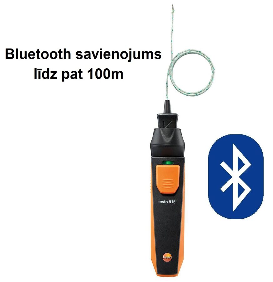 Testo 915i Bluetooth temperatūras zonde vadā 0563 4915