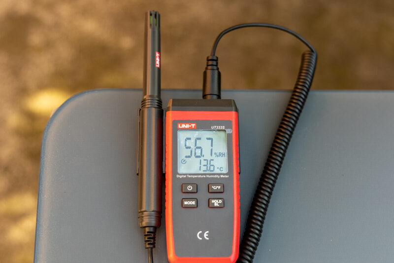 UNI-T UT333S higrotermometrs ar sensoru vadā