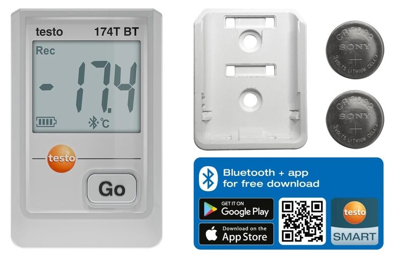Testo 174 T BT Bluetooth temperatūras datu logeris 0572 1742 01