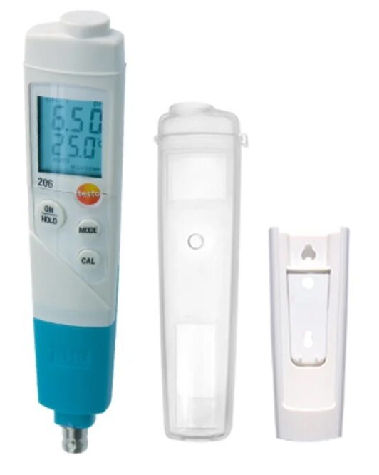 Testo 206-pH3 pH mērītājs 0563 2063 (var pievienot dažādus elektrodus)