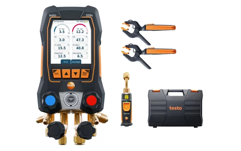 Testo 558s Bluetooth manifolda smart komplekts 0564 5582