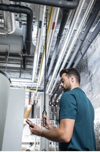 Testo 400 un 440 gaisa plūsmas, spiediena un higrotermometra zonde 0635 1572