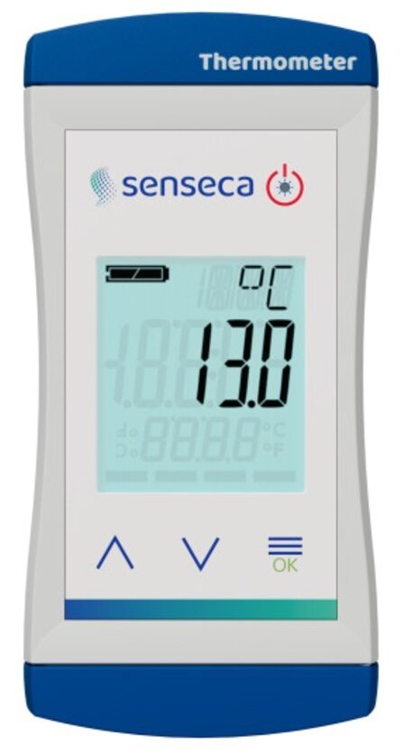 Senseca ECO 130 termometrs K-tipa sensoriem (ražots Vācijā)