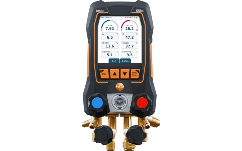 Testo 558s Bluetooth manifolda smart komplekts 0564 5582