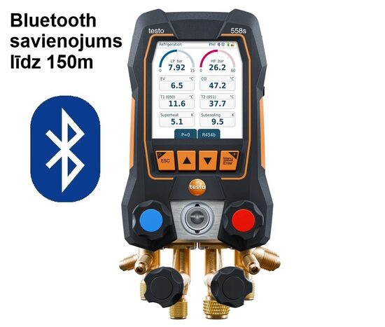 Testo 558s Bluetooth manifolds 0564 5581