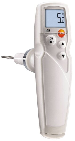 Testo 105 ūdensizturīgs pārtikas termometrs ar ieduramu sensoru 0563 1051
