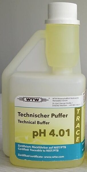 WTW pH 4.01 kalibrēšanas buferšķīdums (šķidrums) 250 mL