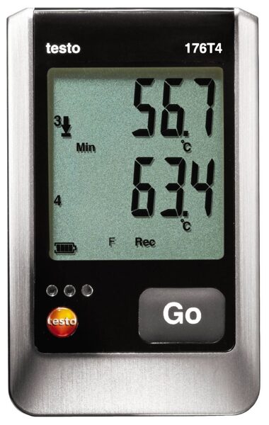 Testo 176 T4 temperatūras datu logeris 0572 1764