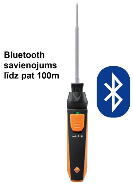 Testo 915i Bluetooth iedurama temperatūras zonde 0563 1915