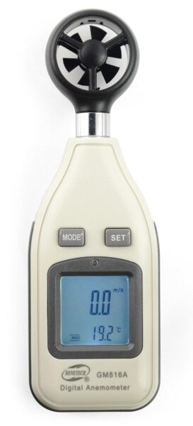 Benetech GM816A anemometrs ar spārniņu