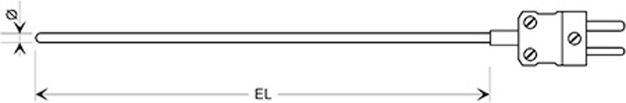 Greisinger GTT-30-1500 1,5m garš temperatūras sensors