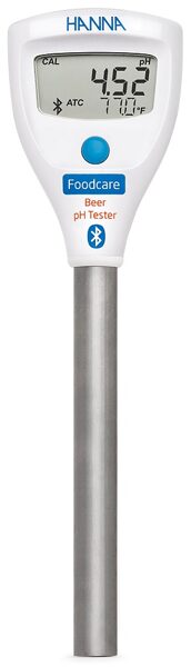 Hanna Instruments HALO2 Foodcare HI-9810312 Bluetooth pH testeris alum