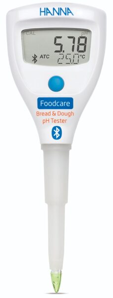 Hanna Instruments HALO2 Foodcare HI-9810382 Bluetooth pH testeris maizei un mīklai