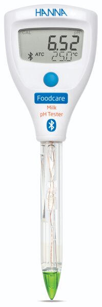 Hanna Instruments HALO2 Foodcare HI-9810342 Bluetooth pH testeris pienam