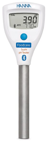 Hanna Instruments HALO2 Foodcare HI-9810352 Bluetooth pH testeris suši zivīm