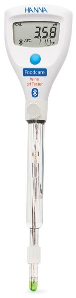Hanna Instruments HALO2 Foodcare HI-9810332 Bluetooth pH testeris vīnam