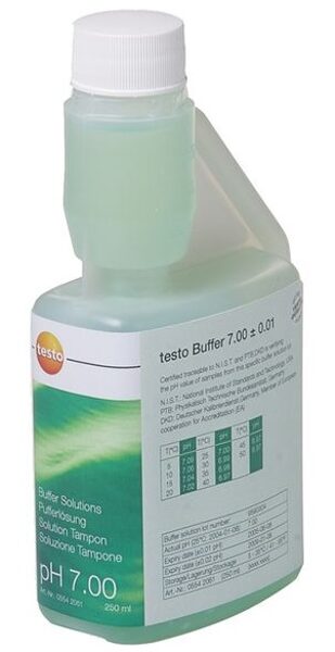 Testo pH 7.00 kalibrēšanas buferšķīdums (šķidrums) 250 mL 0554 2063